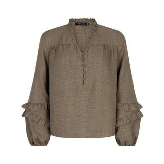 Ydence blouse donkergroen
