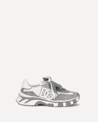 Dolce & Gabbana Leather and mesh Sneakers Male 40.5