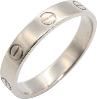Cartier Silver White Gold (18K) Band Ring (Pre-Owned)