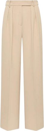 Maliparmi pantaloni poliestere - Dames - Wijde Broeken - Beige - S - Broeken
