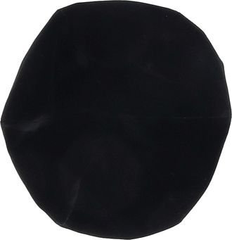 Prada Prada Ribbonsdetail Baret in Zwarte Velours