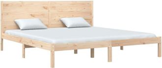 vidaXL Bed Frame without Mattress 200x200 cm Solid Wood Pine vidaXL