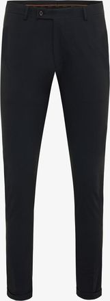 Genti Pantalon structuur zwart