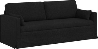vidaXL Sof&aacute; Negro 198 X 78 X 80 Cm Tela Vidaxl