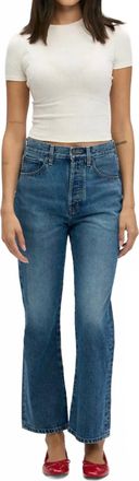 &Eacute;tica Kent Crop Flare Jeans In Cielo