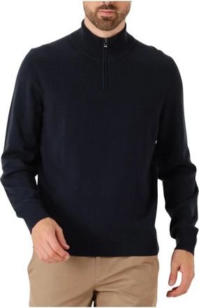 HUGO BOSS Heren, Truien, Blauw, Maat: 2XL Wol