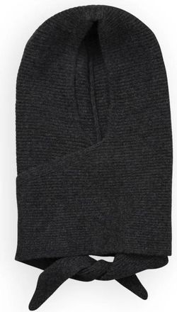 Becks&ouml;ndergaard Tie Balaclava - Dames - Accessoires - Grijs - Maat: M/L Wol