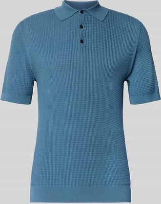 Matinique Slim Fit Poloshirt mit Knopfleiste in Ocean, Größe XXXL