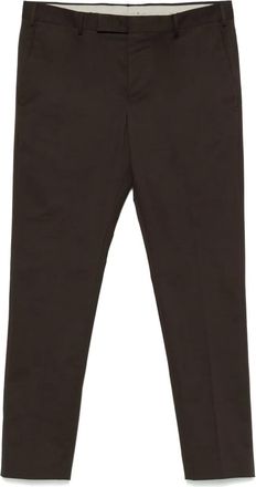 Pantaloni Torino tailored trousers - men - Elastane/Cotton - 48 - Brown