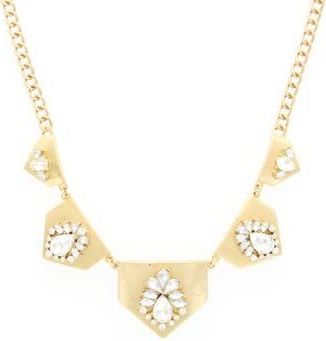 Olivia Welles Five Station Pentagon Necklace in Gold at Nordstrom Rack