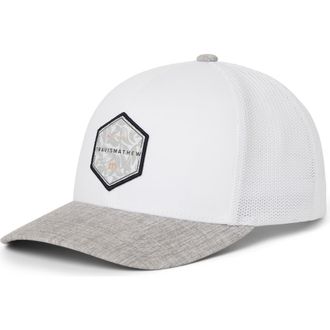 Travis Mathew Full Passport Snapback Baseball Cap in White at Nordstrom