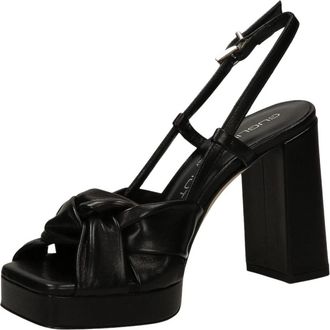 Guglielmo Rotta Occasion Kleedjes - Dames - Sandalen met hakken - Zwart - 37 1/2 EU - Schoenen