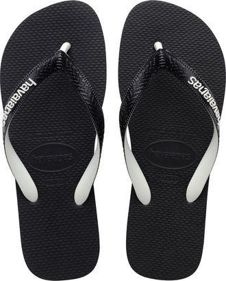 Havaianas Top Mix Flip Flop in Black/Black at Nordstrom, Size 43