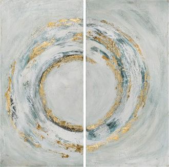 Schubiger M&ouml;bel 2er Bild Abstrakter Kreis