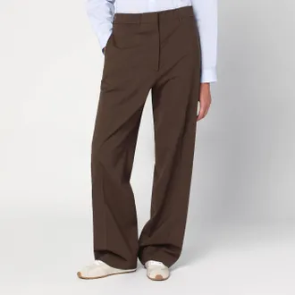 Miu Miu Brown wool trousers