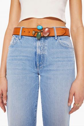 Mother Jewelry Box Belt In Brown
