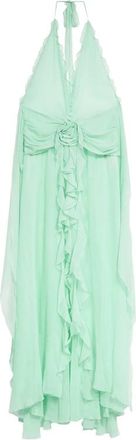 Blumarine Ruffled Georgette Dress