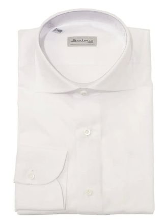 Sartorio Napoli cotton poplin shirt - White