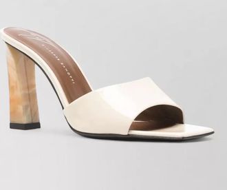 Giuseppe Zanotti sandals square toe open block heel