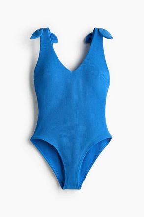 H&M Padded-cup Swimsuit in Blue at Nordstrom, Size X-Small
