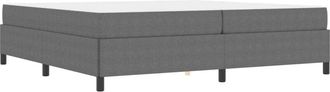 vidaXL Vidaxl - Bed Frame Light grey 200 x 200 cm Corduroy fabric