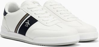 Original Penguin Mens Penguin Gaz Mens White Trainers - Size: 10