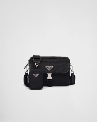 Prada Re-Nylon and Saffiano leather shoulder bag