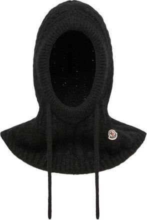 Moncler Black Knitted Winter Cap
