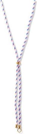 Brook & York Kai Paracord Lariat Necklace in Gold/White at Nordstrom Rack