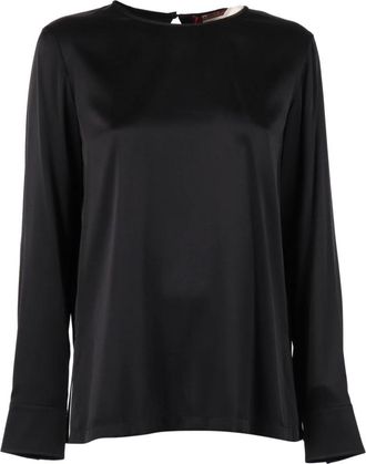 Max Mara Blouses, female, Black, Size: S Camicia Lodi