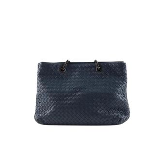 Bottega Veneta Pre-owned Tote Bags, female, Blue, Size: ONE SIZE Pre-owned Cabas