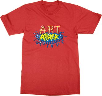 Generic Art Attack T-Shirt (RED, XL)