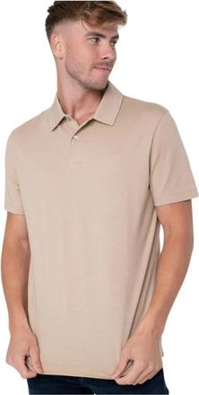 Guess Tops, Heren, Beige, S, Katoen, Katoenen poloshirt - Beige