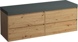 Laufen Lani Encimera De Lavabo Gris Tr&aacute;fico Incl. Mueble Bajo - Laufen