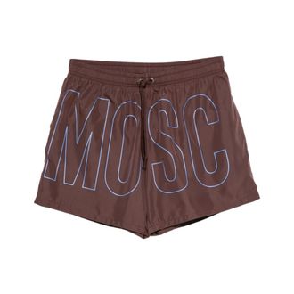 Moschino Beachwear, male, Brown, Size: S Beachwear Moschino