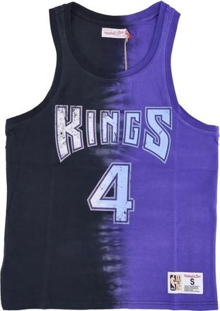 Mitchell & Ness NBA Tie Dye Tank Chris Webber - Heren - Fitness - Veelkleurig - S - Katoen - Fitness