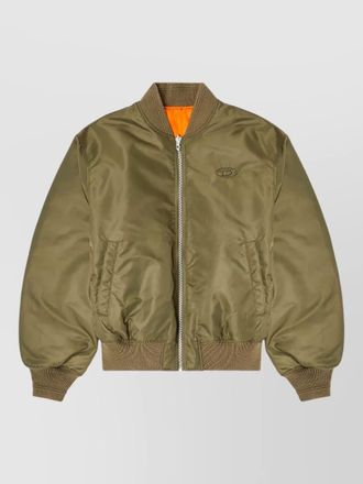 Diesel reversible regular-fit padded bomber jacket