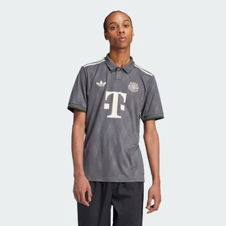 adidas adidas Performance Mens FC Bayern 24/25 Wiesn Jersey - Grey - Size X-Small