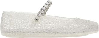 Jimmy Choo London THE Jelly NTX - Dames - Ballerinas - Grijs - 40 EU - Schoenen