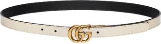 Gucci GG Marmont Reversible Thin Belt, Size 100