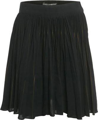 Dolce & Gabbana Minigonna plissé - Nero