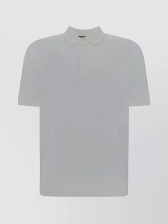 Ermenegildo Zegna ribbed collar polo shirt