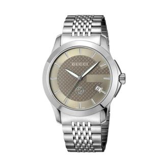 Gucci Accessoires, Heren, Grijs, ONE Size, G-Timeless Horloge