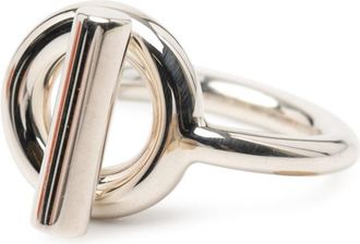 Herm&egrave;s Silver 925 Band Ring (Pre-Owned)