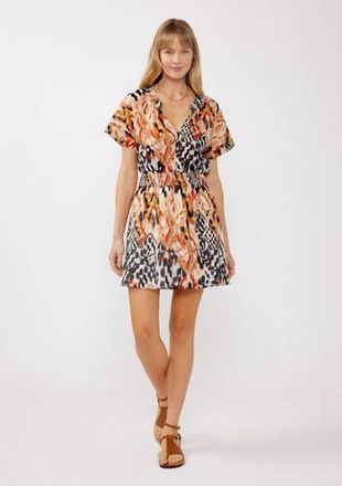 Lovestitch Arizona Sky Mini Dress In Ikat
