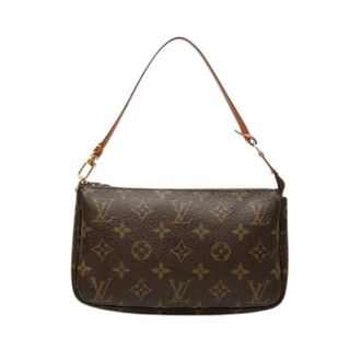 Louis Vuitton Pre-owned Pochette Accessoires - Dames - Pre-owned - Bruin - Maat: ONE Size Leer