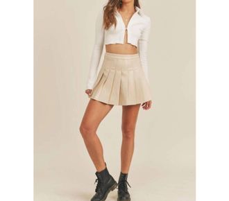 Merci Almond Milk Skirt In Cream