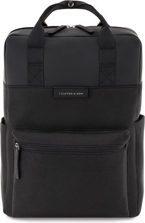 Kapten & Son Bergen Backpack for Men and Women, Daypack, Hand Luggage Backpack, Daypack, Water-Repellent, all black, Small 9 L