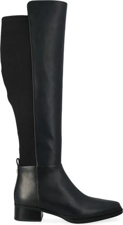 Michael Kors Stijlvolle Lex Boot voor vrouwen - Dames - Hoge Laarzen - Zwart - 36 1/2 EU - Schoenen