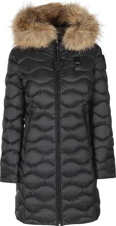 Blauer Cappotto Lynel - - Coats - Donna - Nero - L